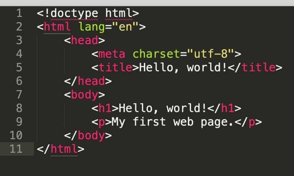 Cấu trúc trang HTML là gì?